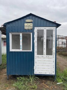 کانکس نگهبانی 2×3 – طراحی، تولید و نصب حرفه‌ای توسط دلاوران صنعت