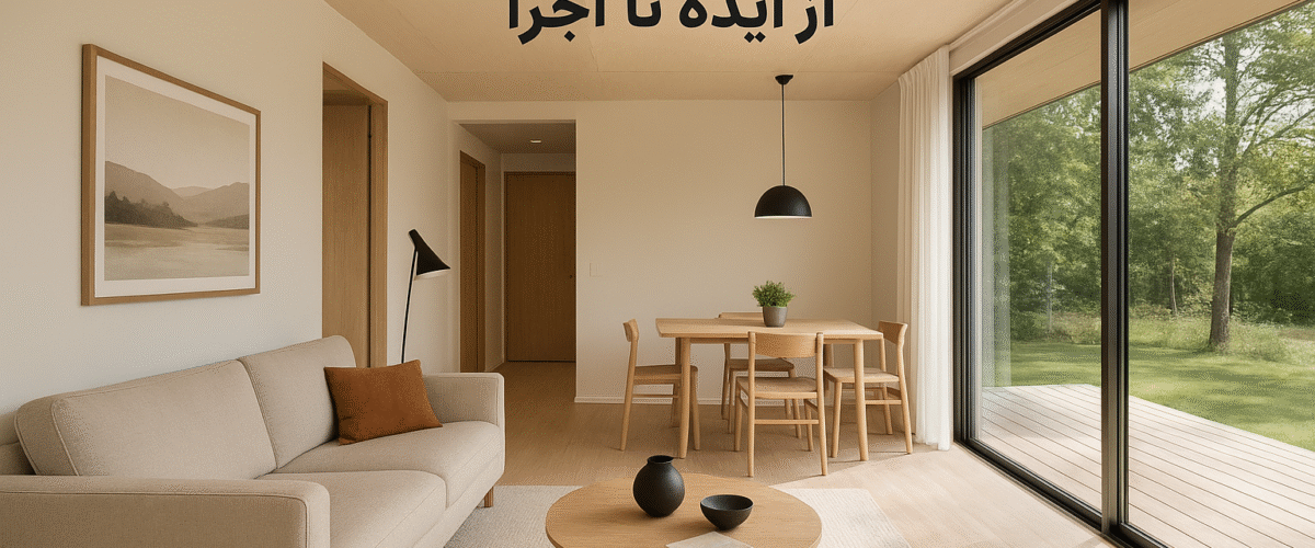 طراحی داخلی کانکس ویلایی مدرن؛ از ایده تا اجرا