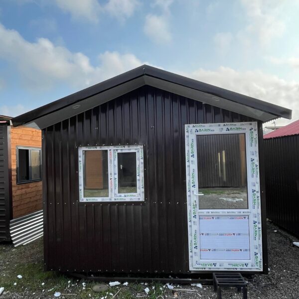 کانکس ۵×۳ اداری با کف چوب نراد روس و عایق پلی‌استایرن چگالی بالا