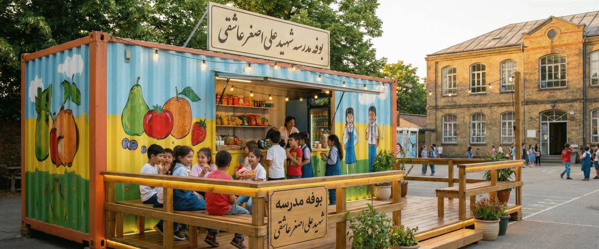 کانکس بوفه مدرسه