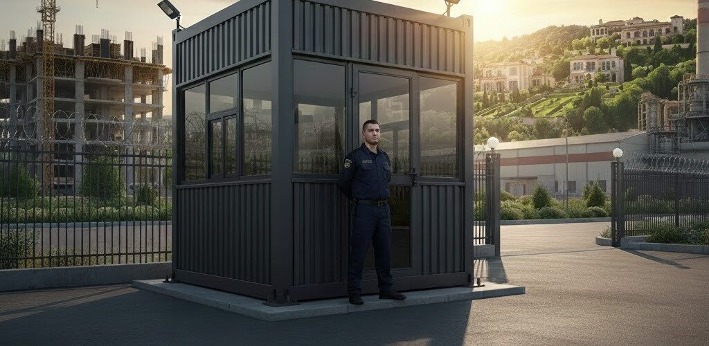 کانکس نگهبانی؛ بهترین انتخاب برای امنیت پروژه‌ها، کارخانه‌ها و ویلاها