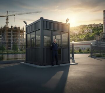 کانکس نگهبانی؛ بهترین انتخاب برای امنیت پروژه‌ها، کارخانه‌ها و ویلاها